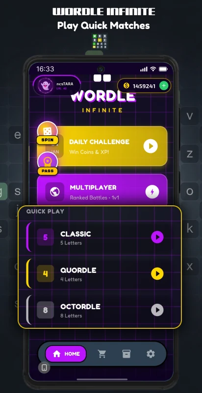Wordle Infinite — Word Battle screenshot