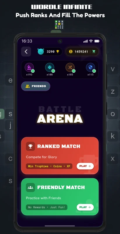 Wordle Infinite — Word Battle screenshot