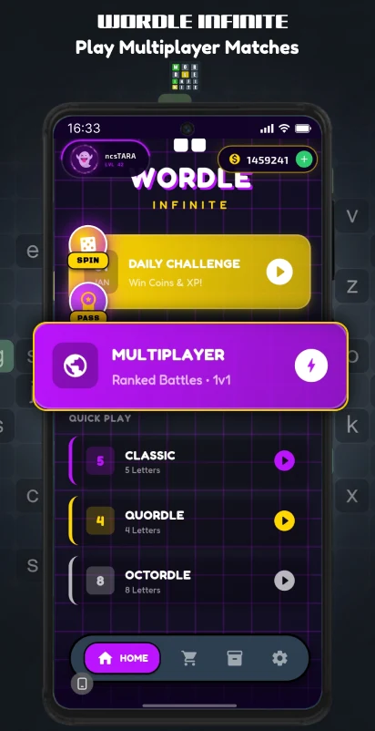 Wordle Infinite — Word Battle screenshot
