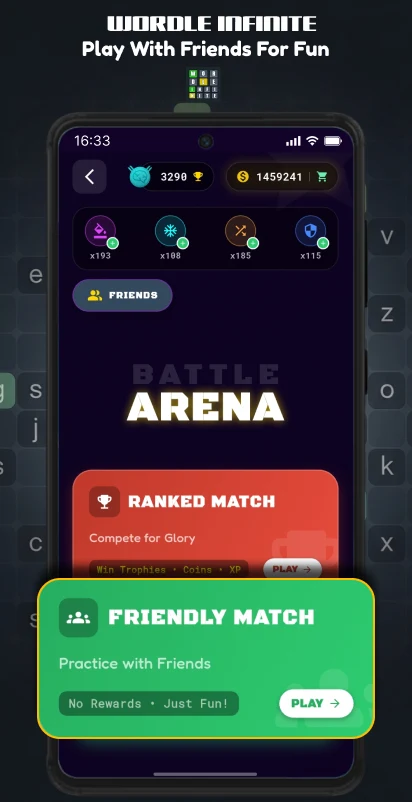 Wordle Infinite — Word Battle screenshot